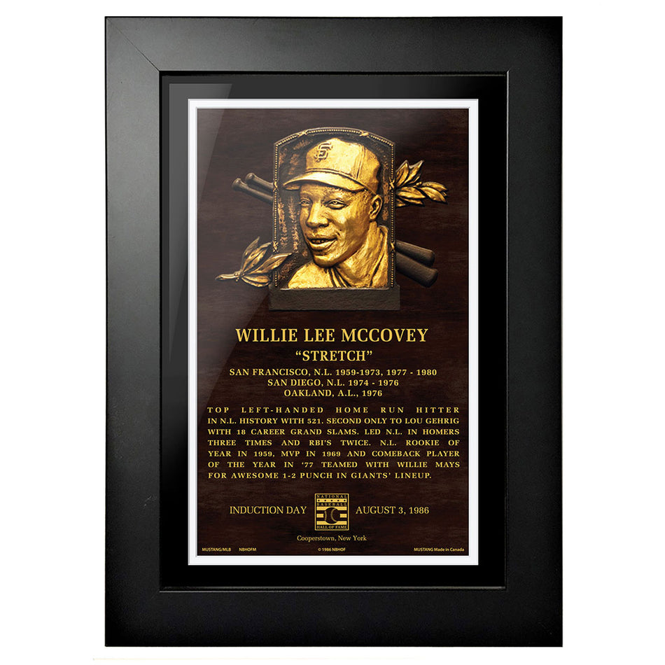 Willie McCovey Legend 8"x10" Framed Art San Francisco Giants