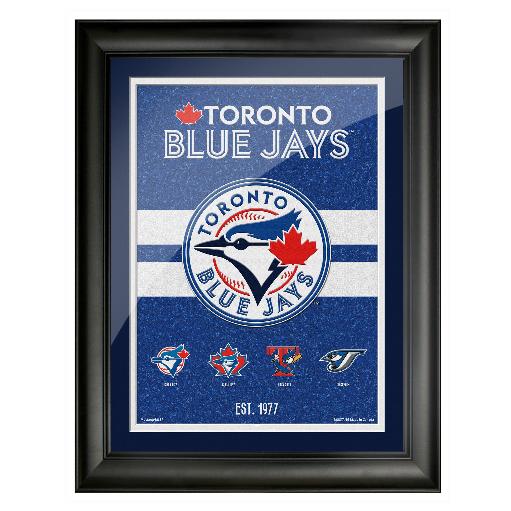 Toronto Blue Jays 12x16 Team Tradition Framed Artwork Sports Decor