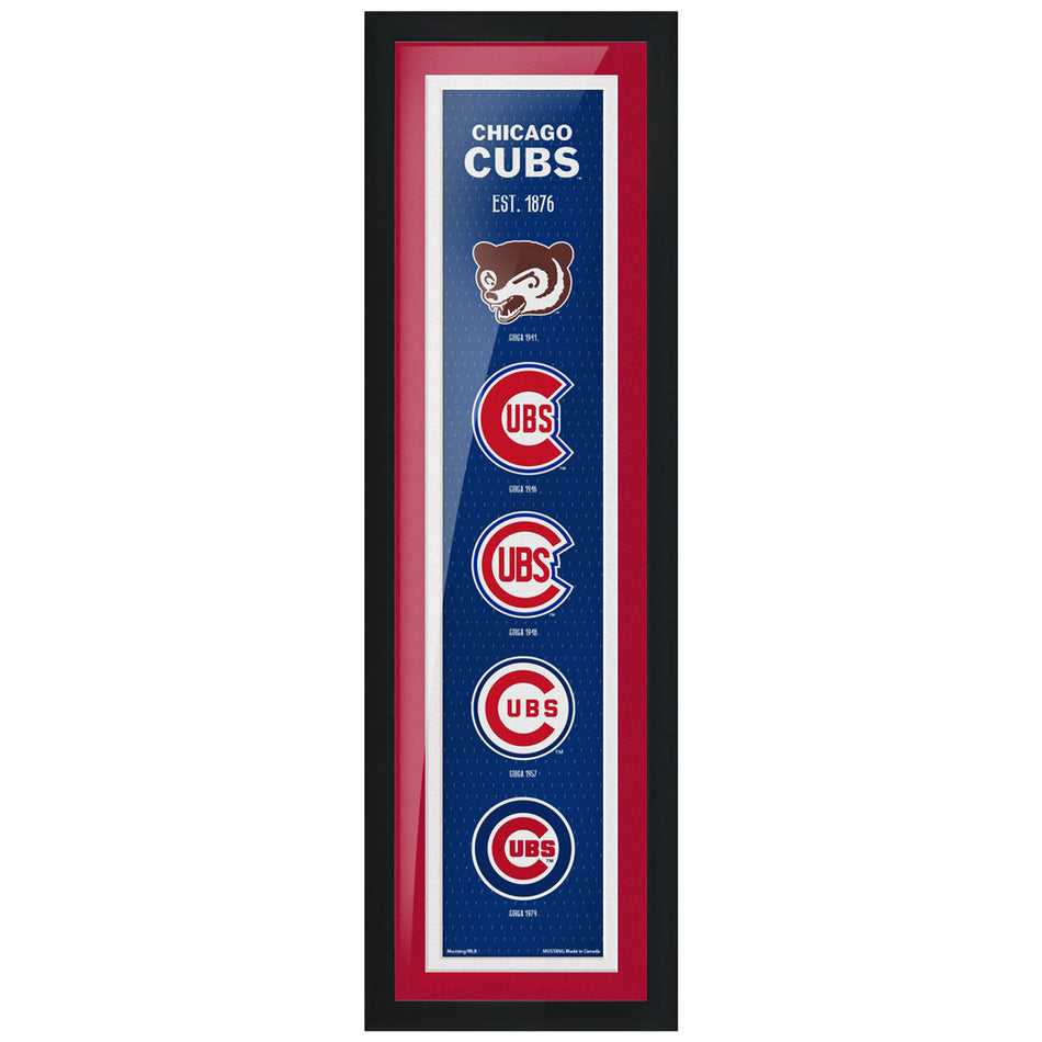 Chicago Cubs - 6x22 Tradition Framed Artwork