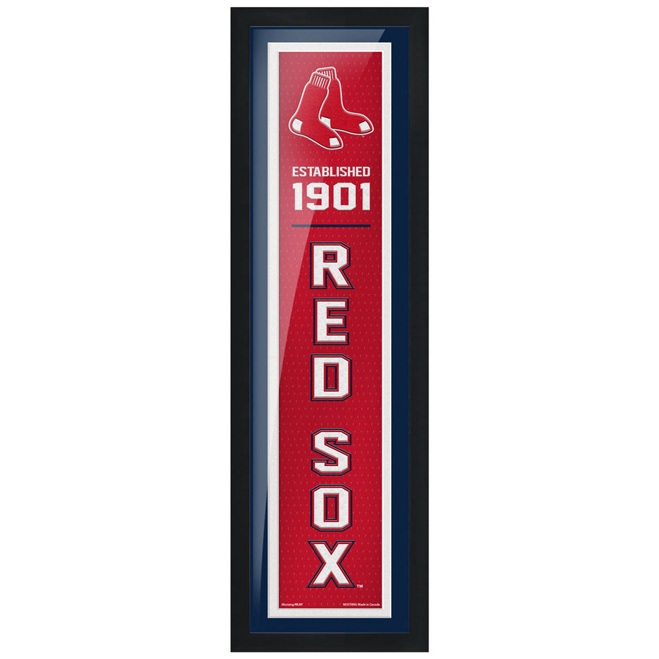 Boston Red Sox 6x22 Established Framed Artwork