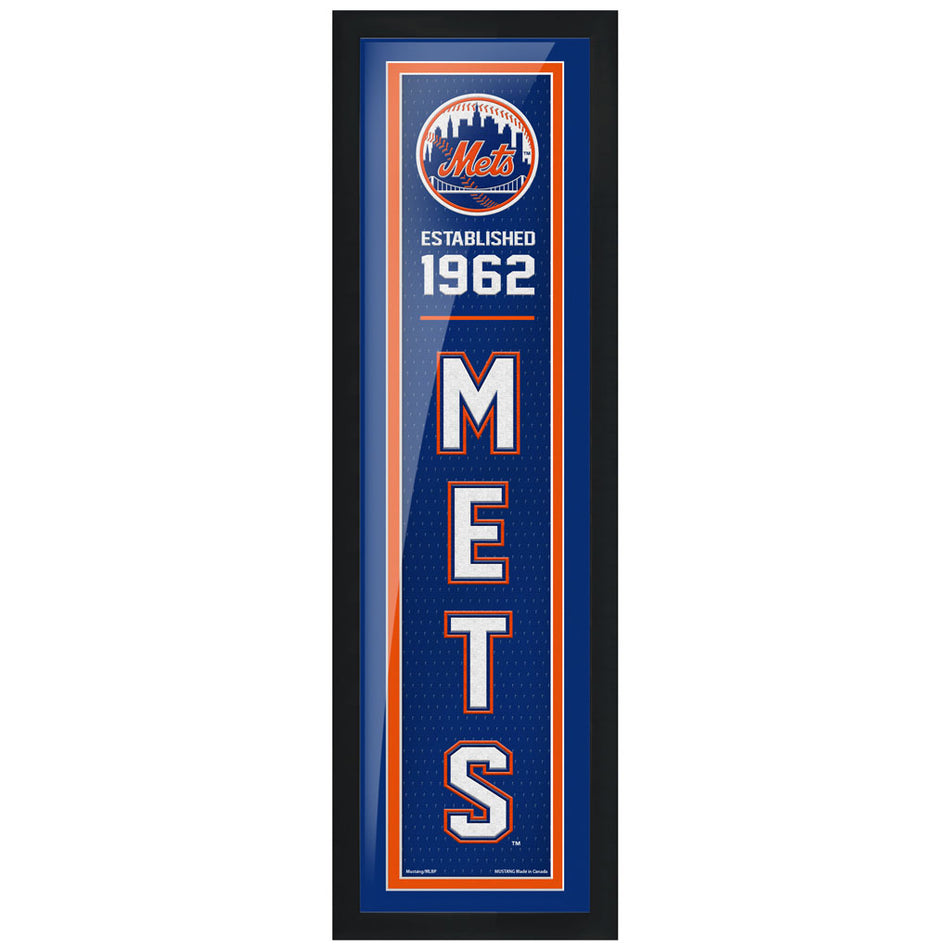 New York Mets 6x22 Established Framed Artwork