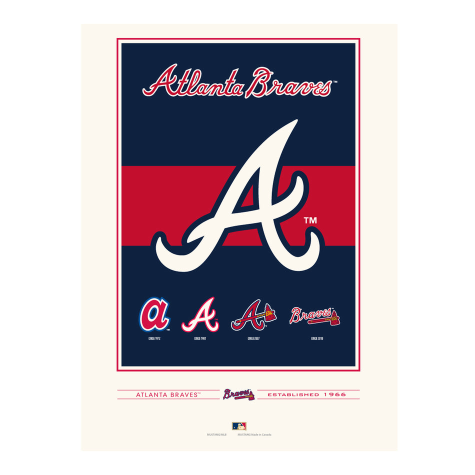Atlanta Braves - 12x16 Tradition Print
