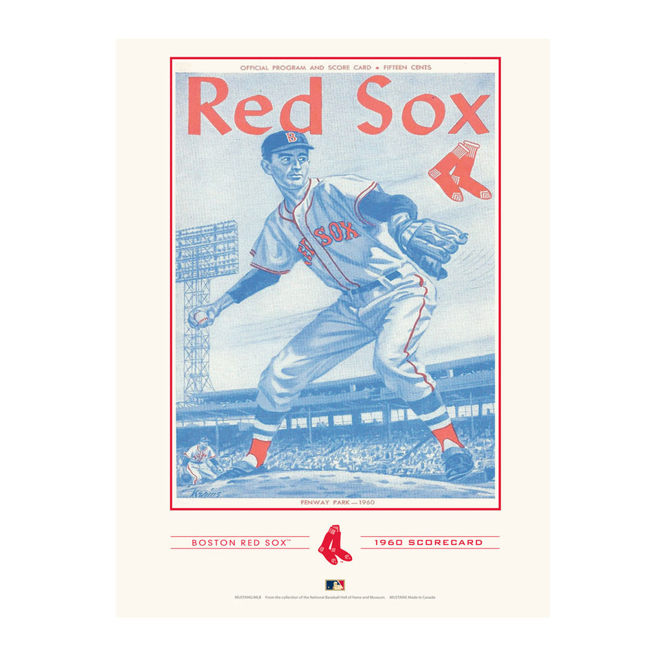 Boston Red Sox 1960 Year Book Replica 12x16 Program Cover- Print