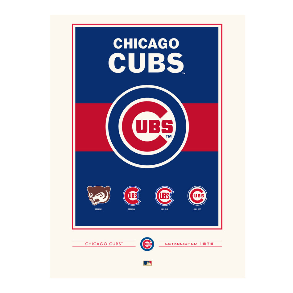 Chicago Cubs - 12x16 Tradition Print