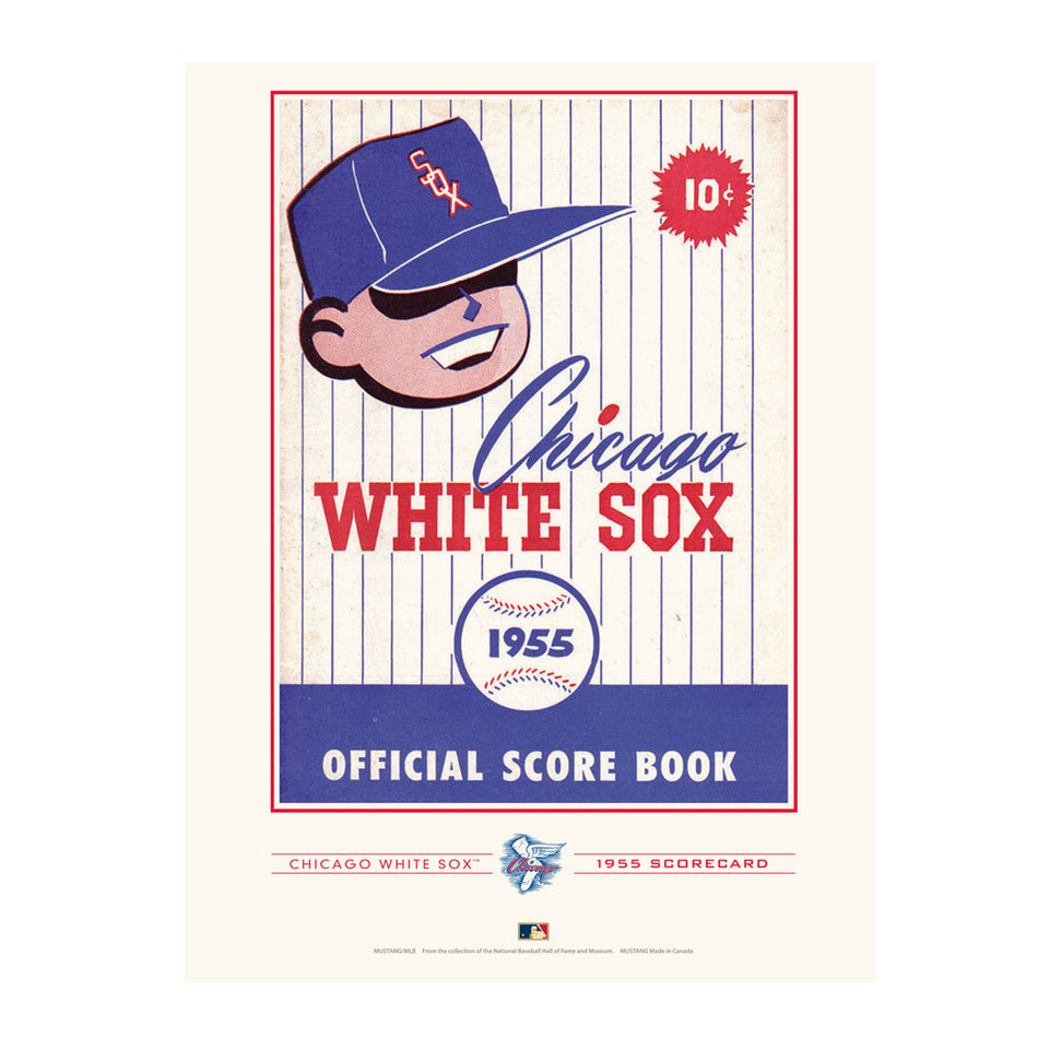 Chicago White Sox 1955 Year Book Replica 12x16 Program Cover- Print