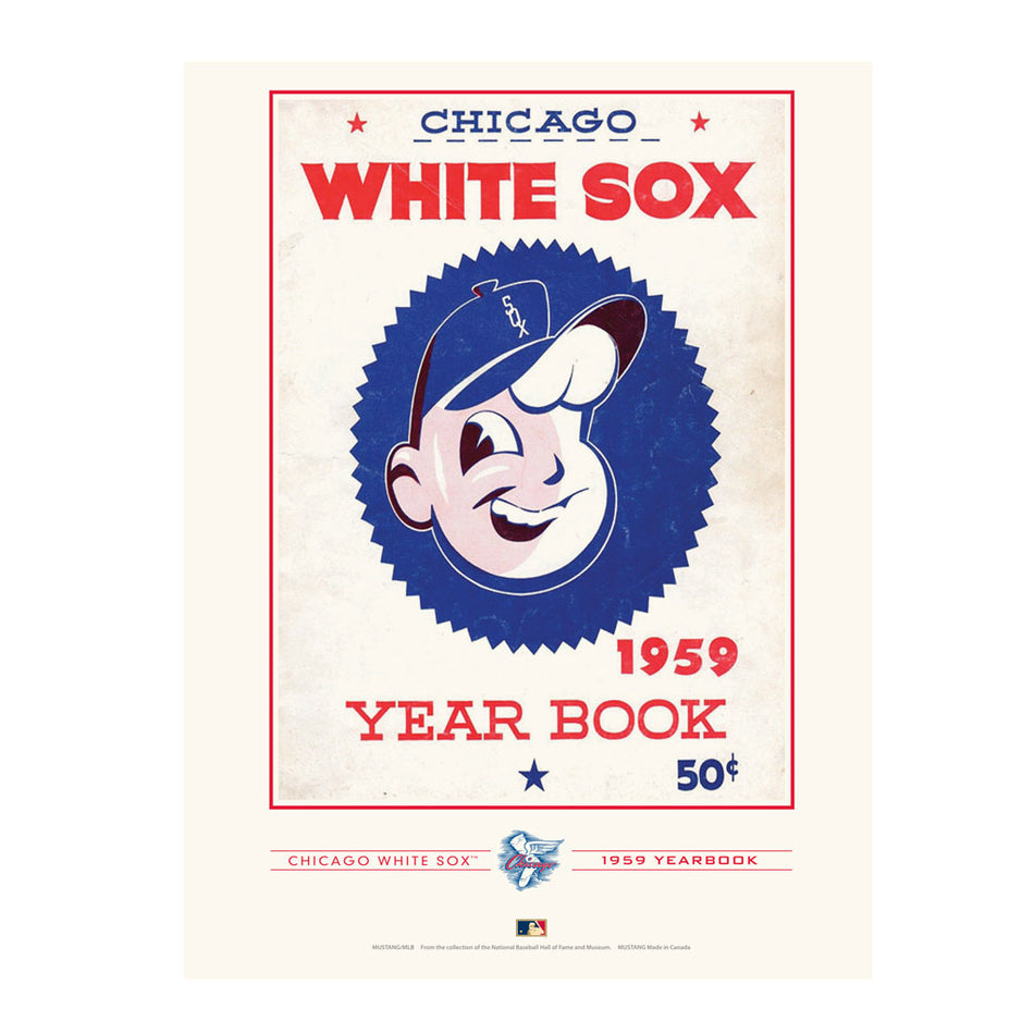 Chicago White Sox 1959 Year Book Replica 12x16 Program Cover- Print