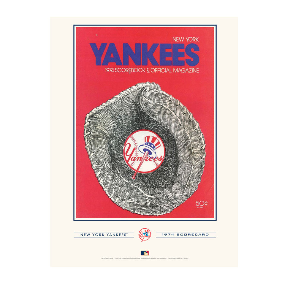 New York Y. 1974 Year Book Replica 12x16 Program Cover- Print