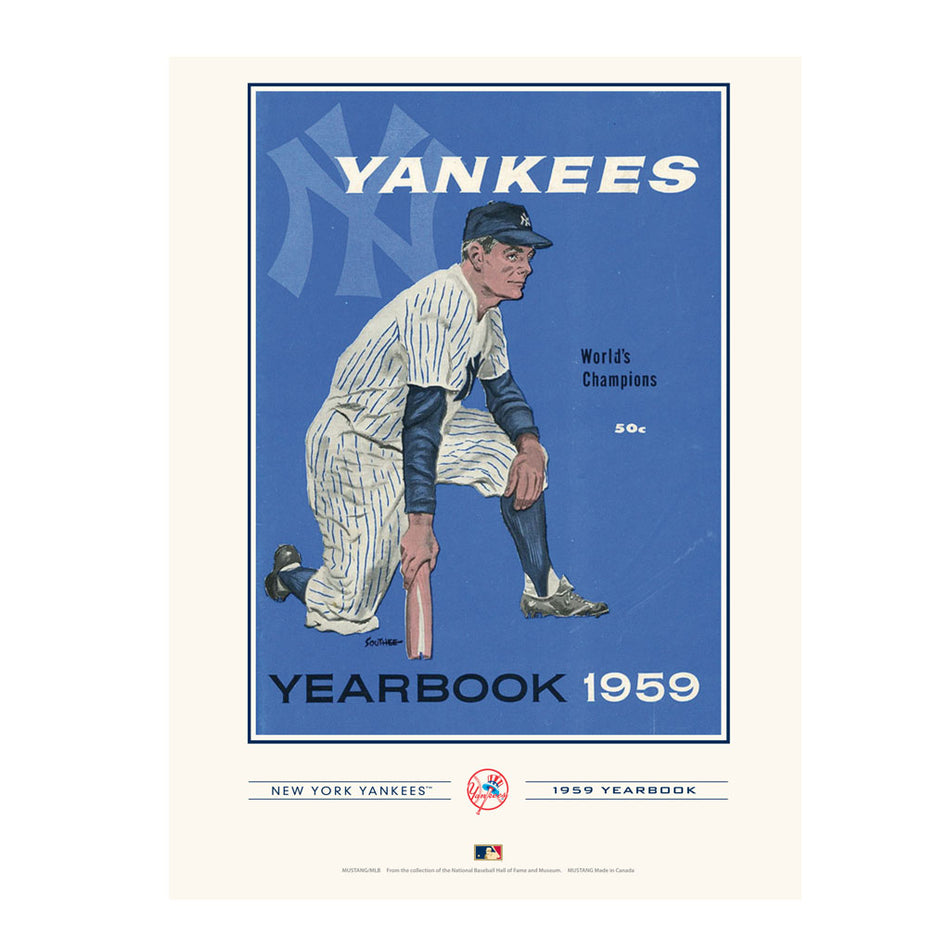 New York Y. 1959 Year Book Replica 12x16 Program Cover- Print