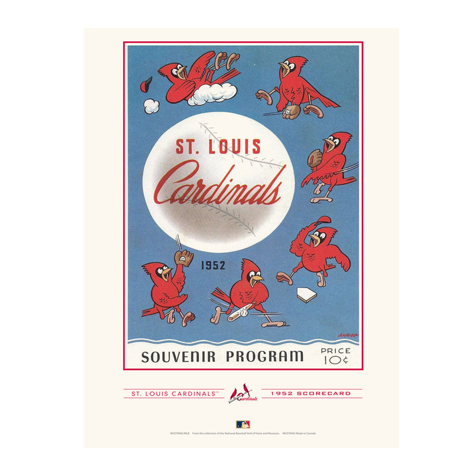 St. Louis C. 1952 Year Book Replica 12x16 Program Cover- Print