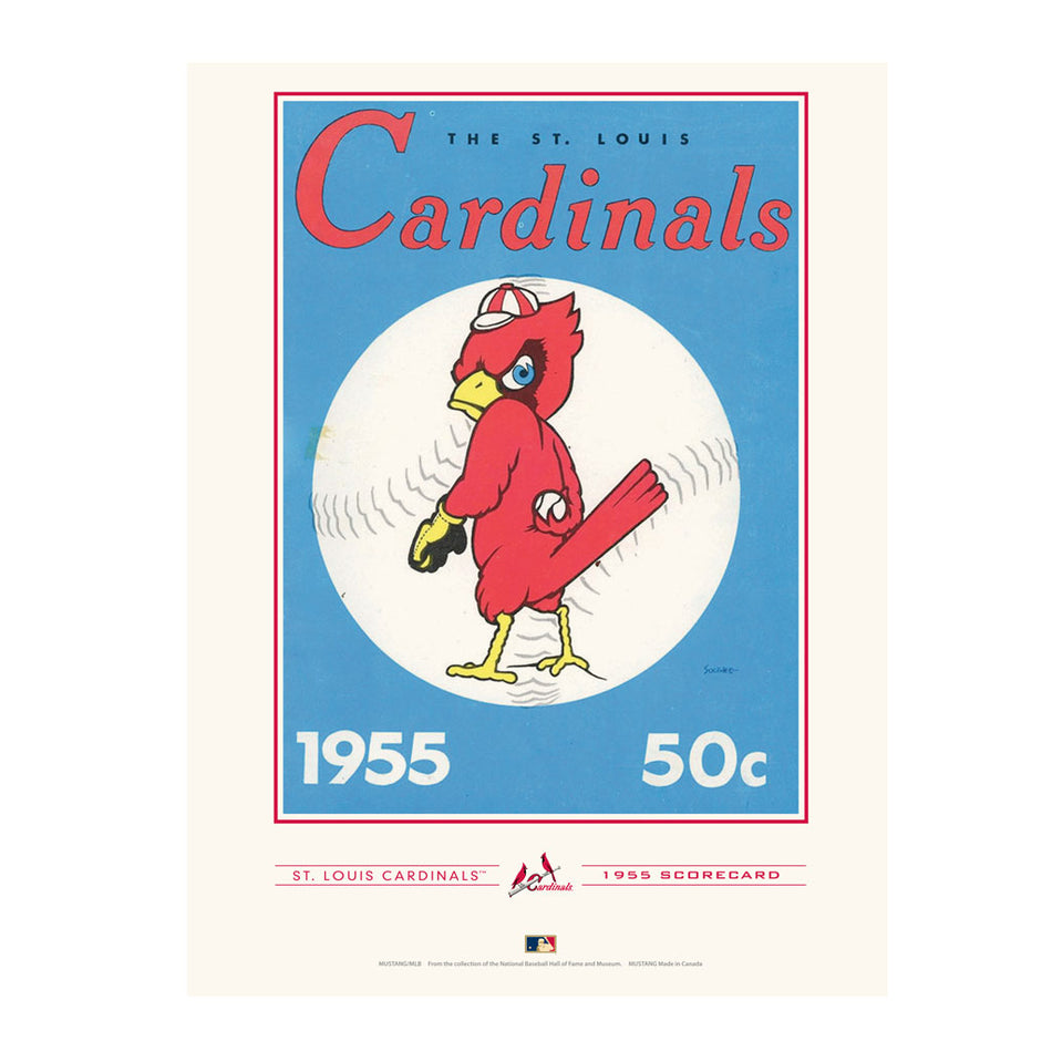 St. Louis C. 1955 Year Book Replica 12x16 Program Cover- Print