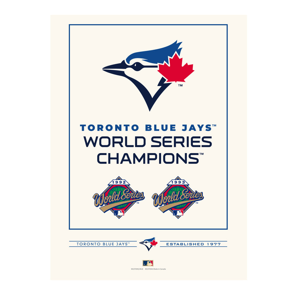 Toronto Blue Jays World Series Collection 12x16 Print