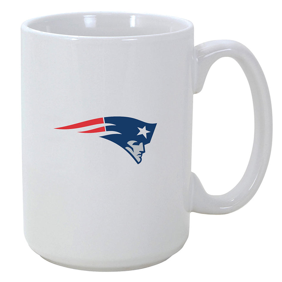 New England Patriots El Grande White Ceramic Mug