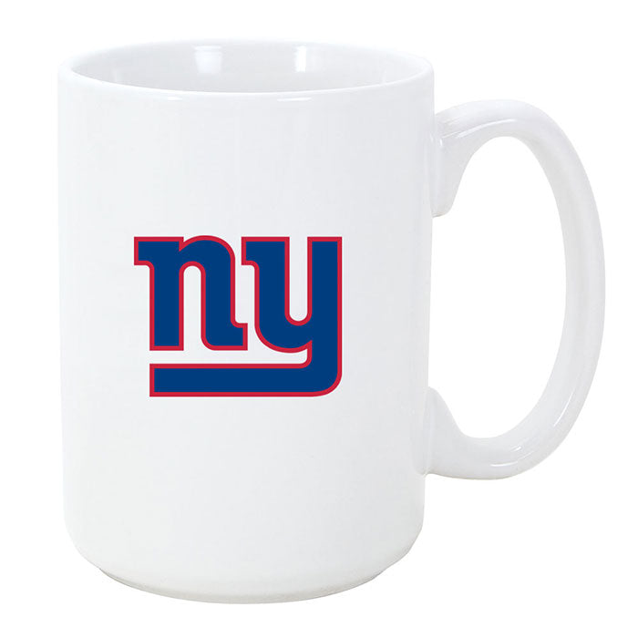 15oz. White El Grande Ceramic Mug - New York Giants