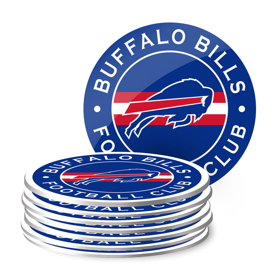 Buffalo Bills Coasters - Eight Pack