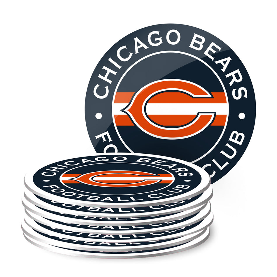 Chicago Bears Coasters - Eight Pack