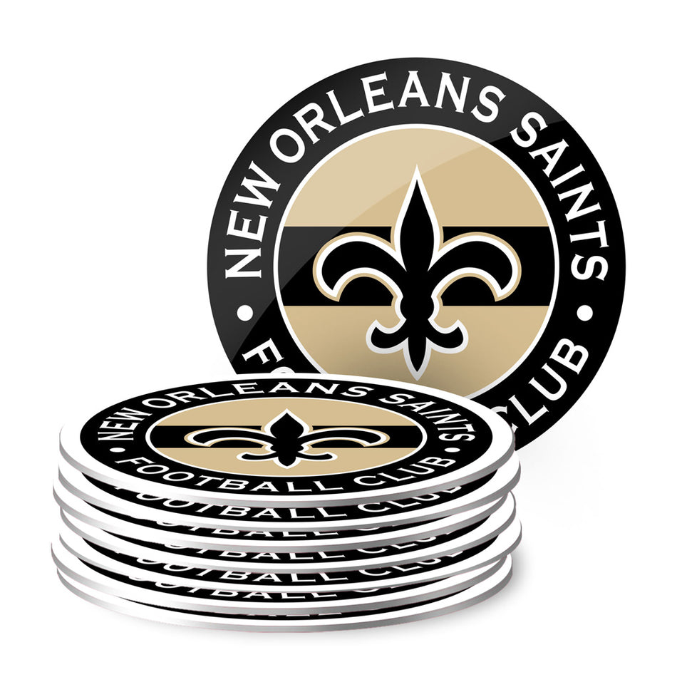 New Orleans Saints Coasters - Eight Pack Set