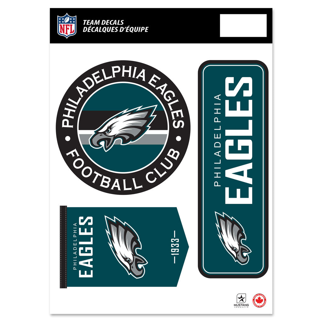 Philadelphia Eagles 8" x 11" Fan Decal Set - Sports Decor