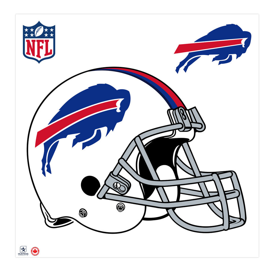 Buffalo Bills Decal - 36" x 36" Helmet