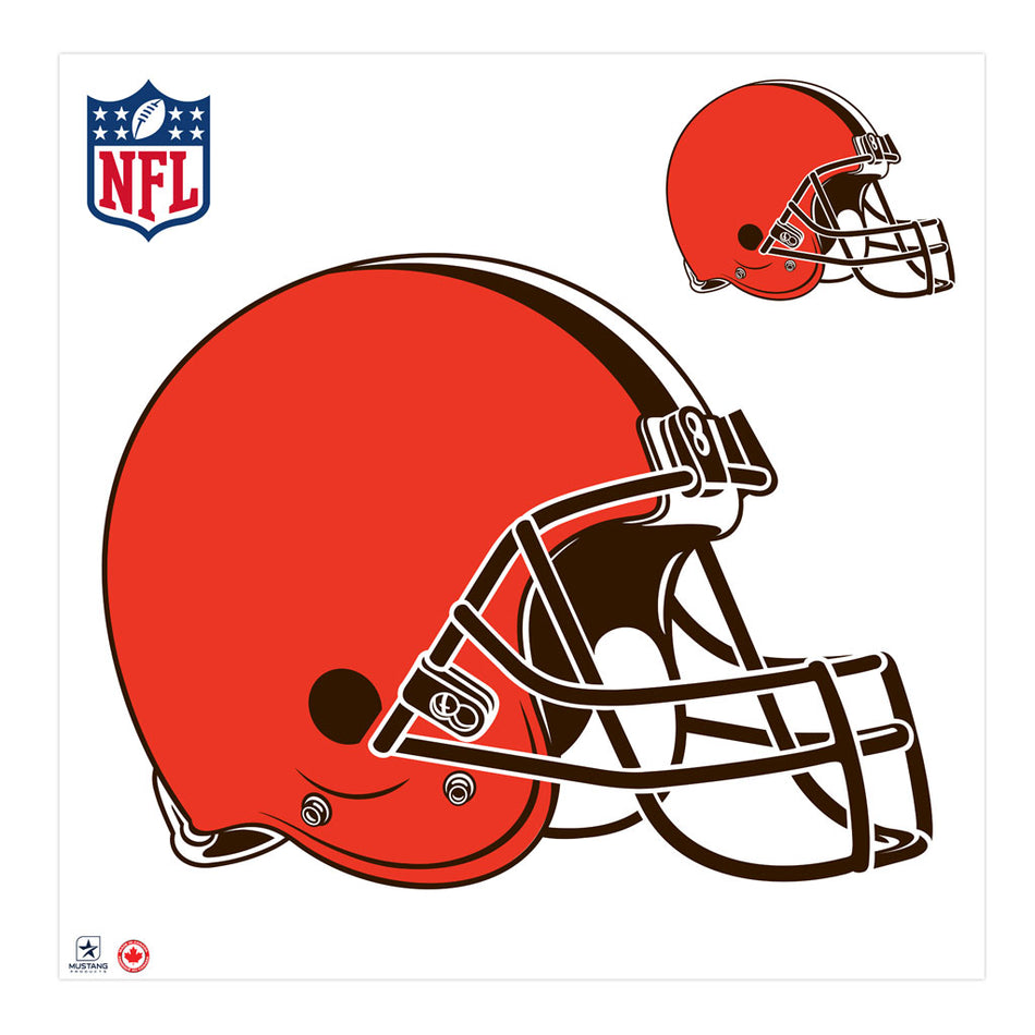 Cleveland Browns 36x36 Team Helmet Repositional Wall Decal