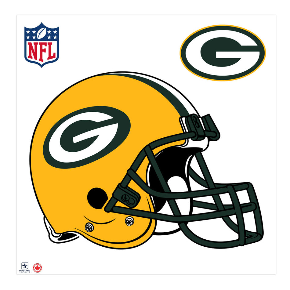 Green Bay Packers 36x36 Team Helmet Repositional Wall Decal