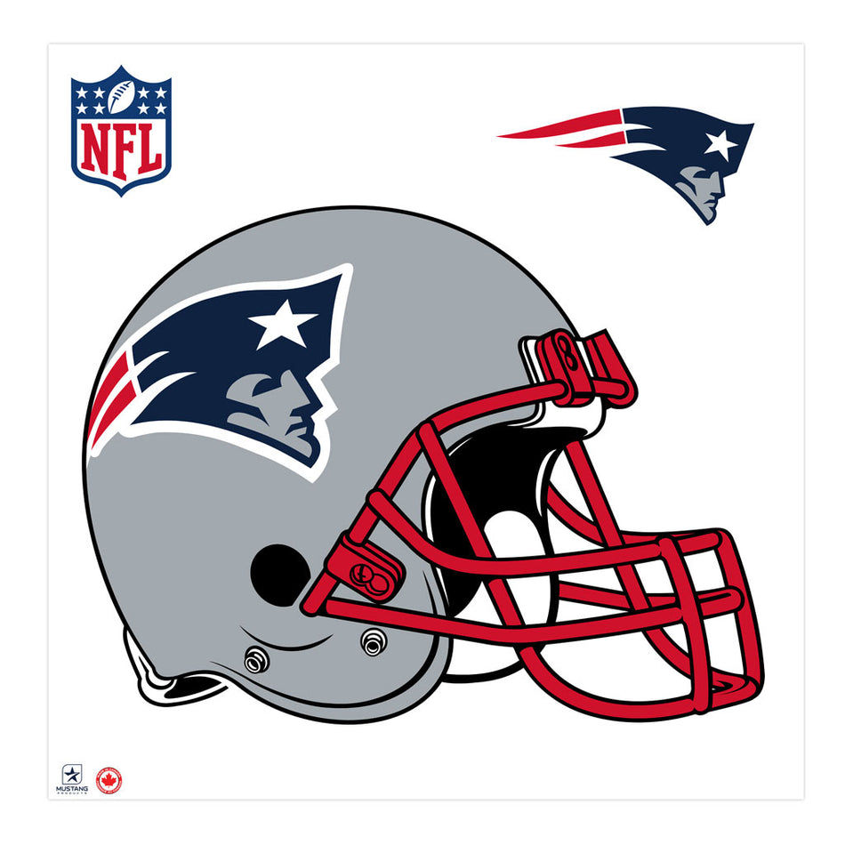 New England Patriots 36x36 Team Helmet Repositional Wall Decal