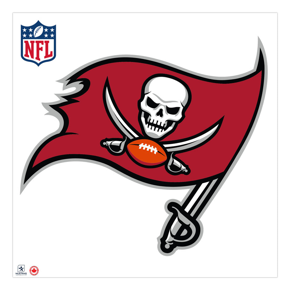 Tampa Bay Buccaneers 36x36 Team Logo Repositional Wall Decal