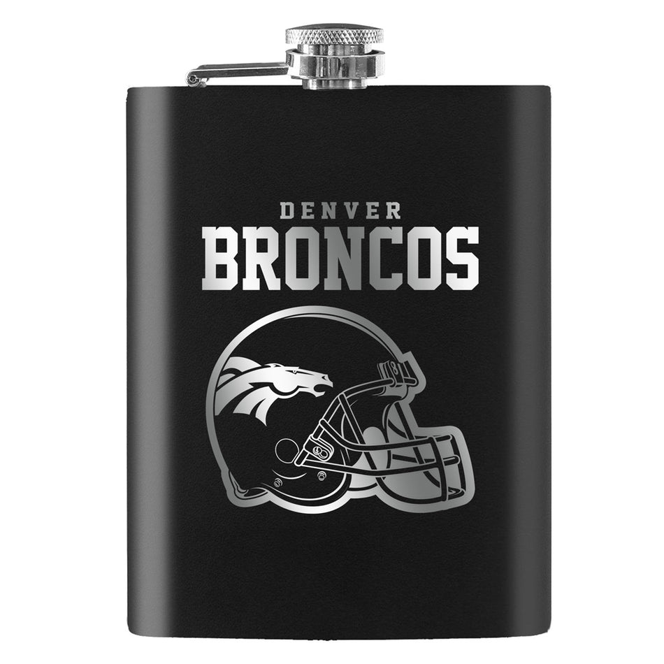 Denver Broncos Flask | Laser-Etched 8oz