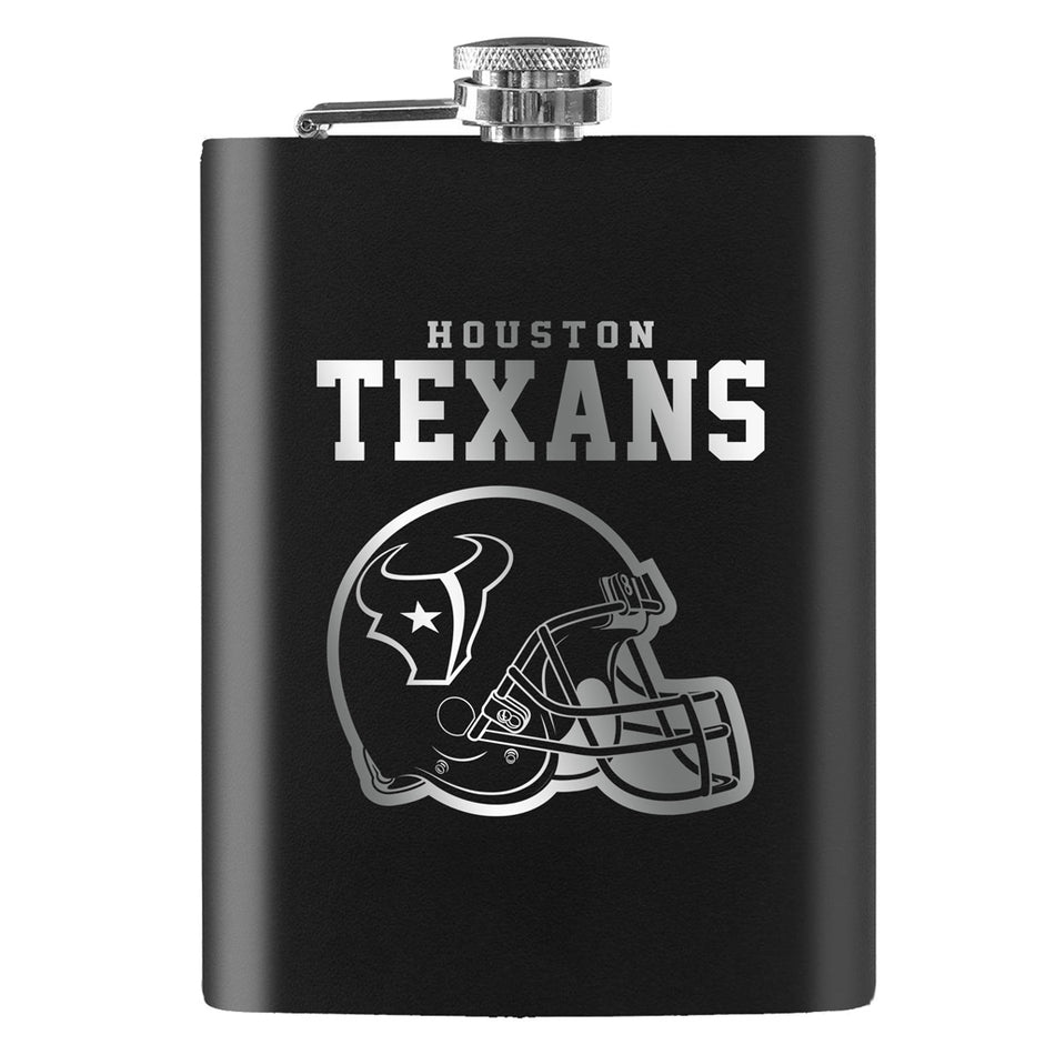 Houston Texans Laser Etched 8oz Flask