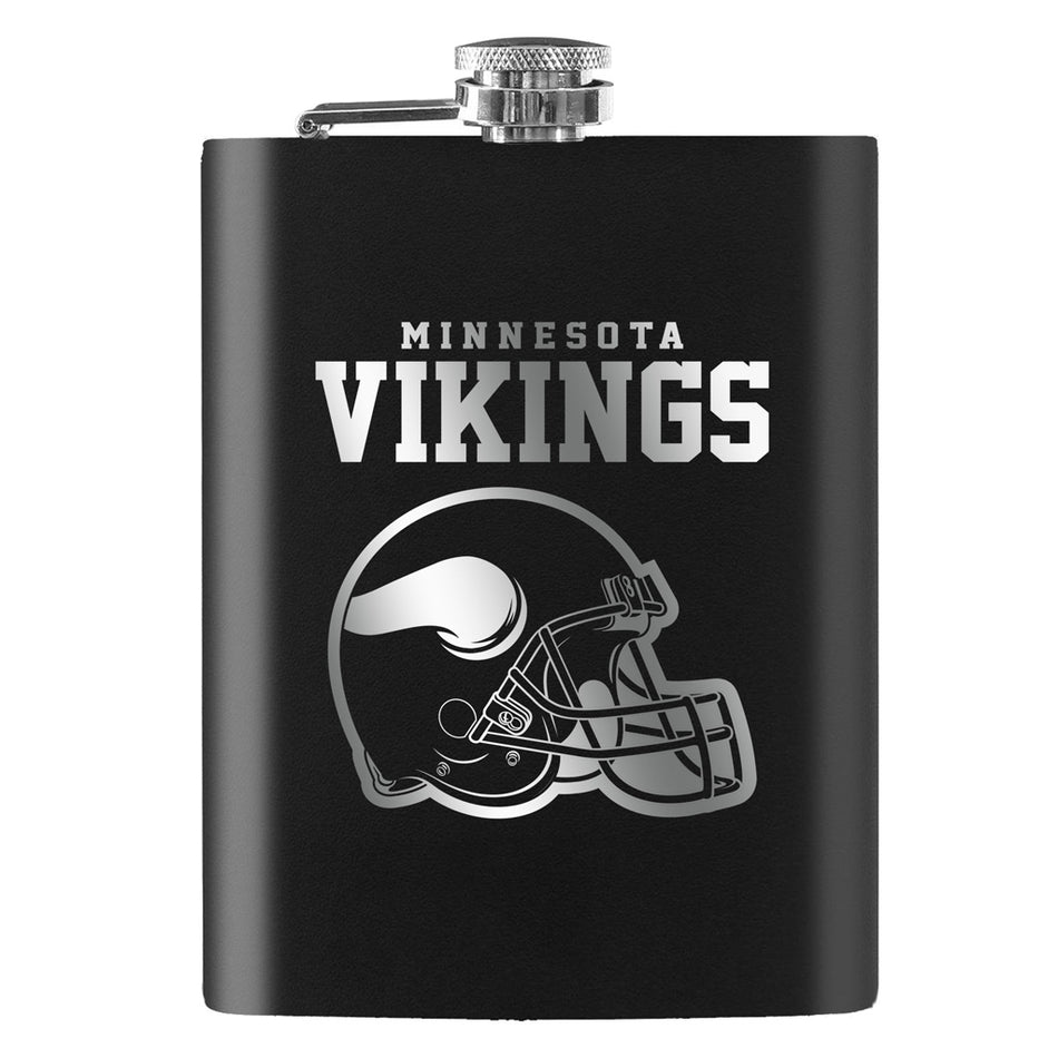 Minnesota Vikings Flask | Laser-Etched 8oz