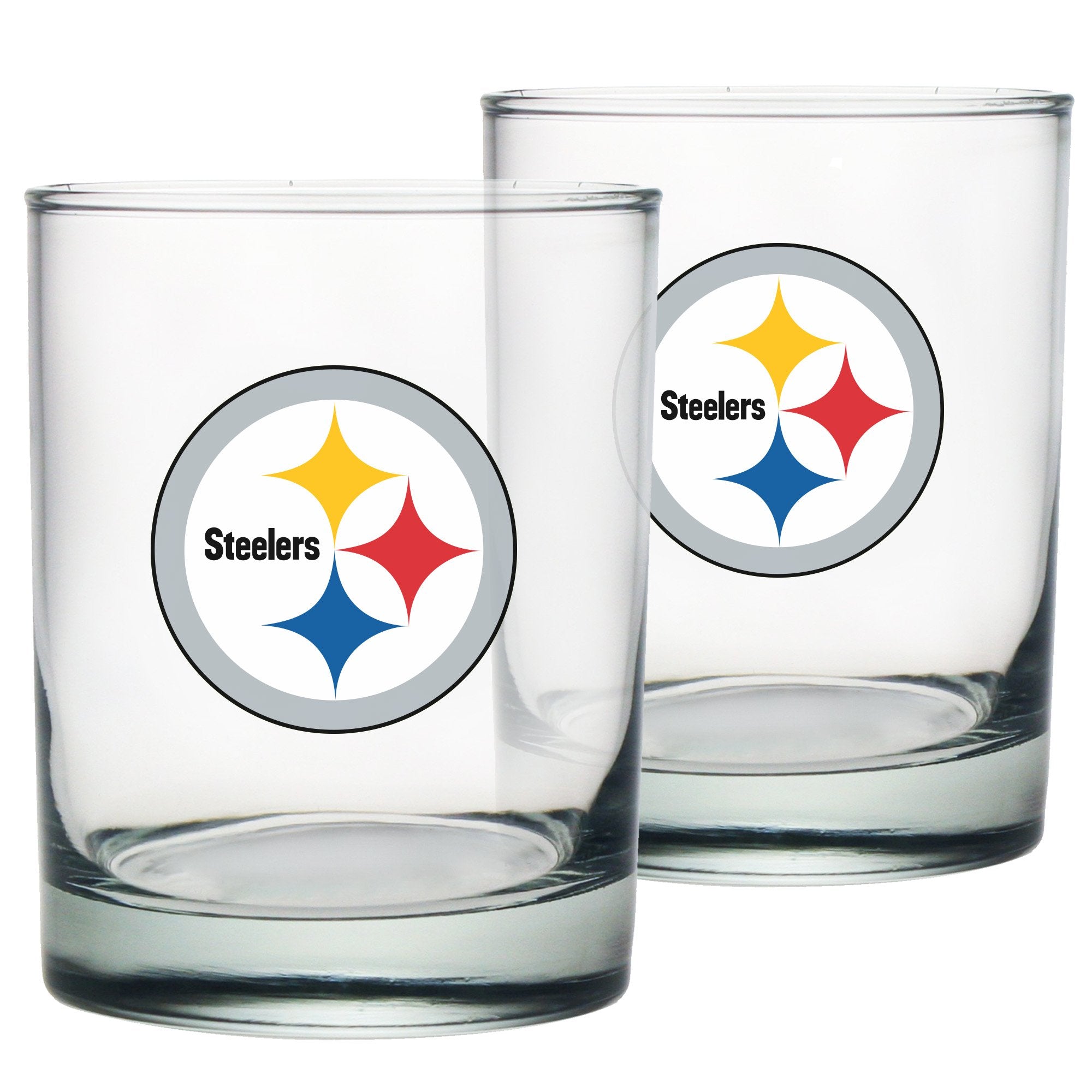 Pittsburgh Steelers Rocks Glass Set - Sports Decor