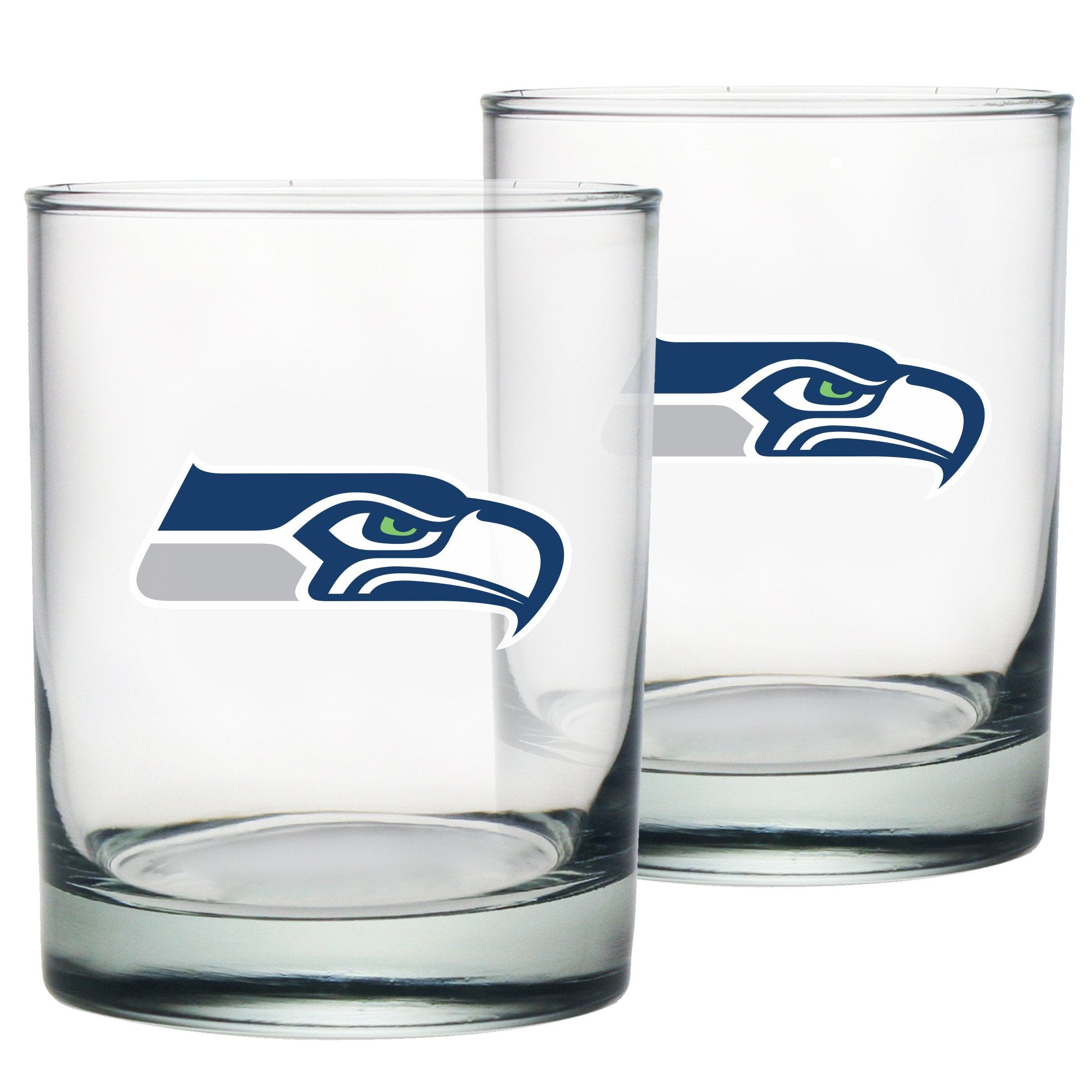 Seattle Seahawks Rocks Glass Set - Sports Decor