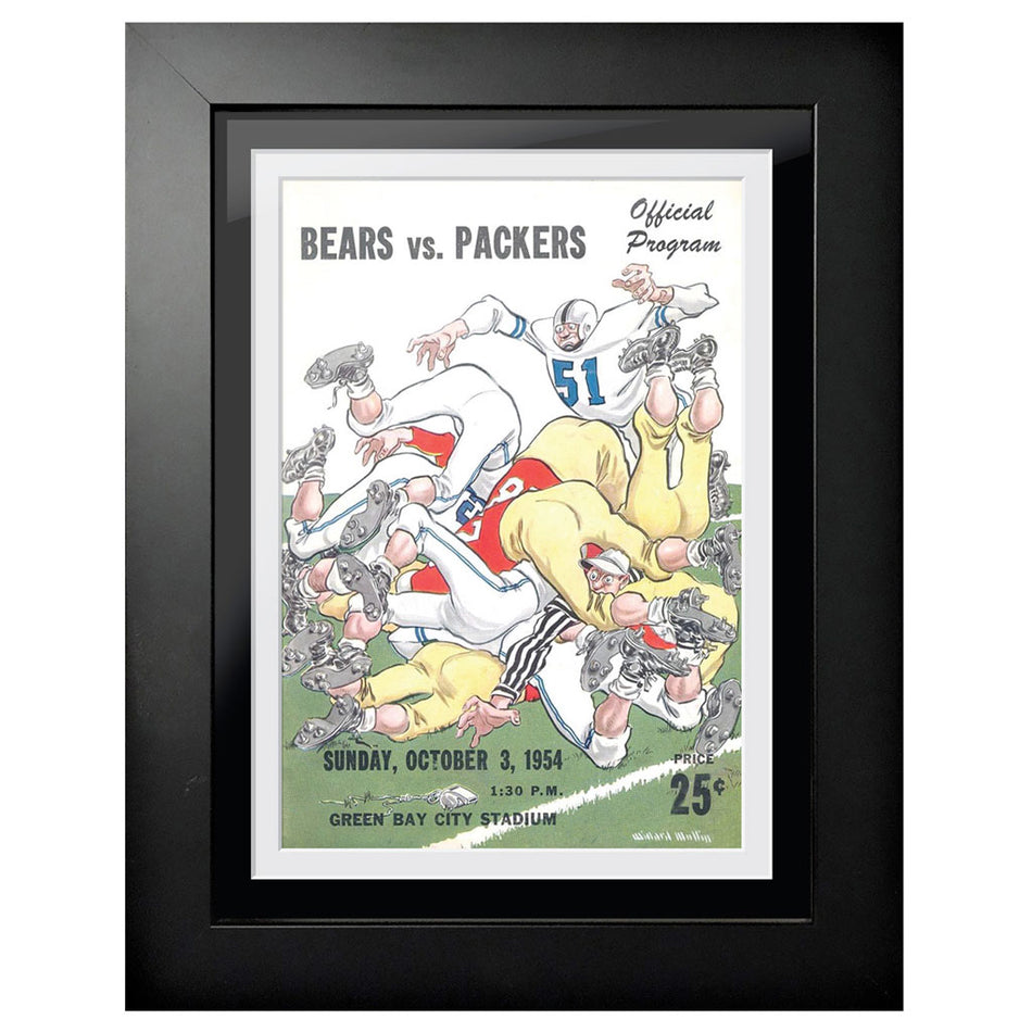 Chicago Bears Program Cover 1954 vs. Green Bay Packers