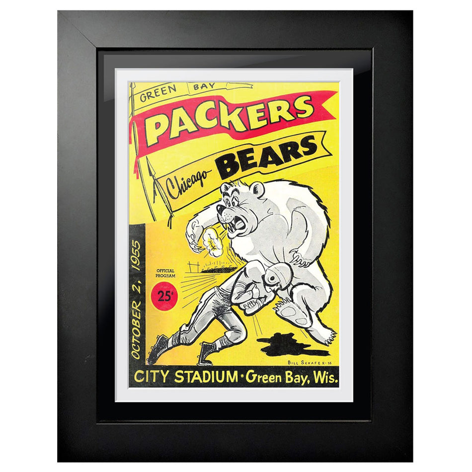 Green Bay Packers Program Cover 1955 vs. Chicago Bears