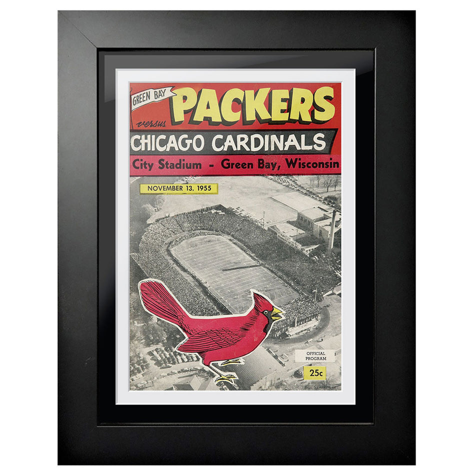 Green Bay Packers Program Cover 1955 vs. Chicago Cardinals