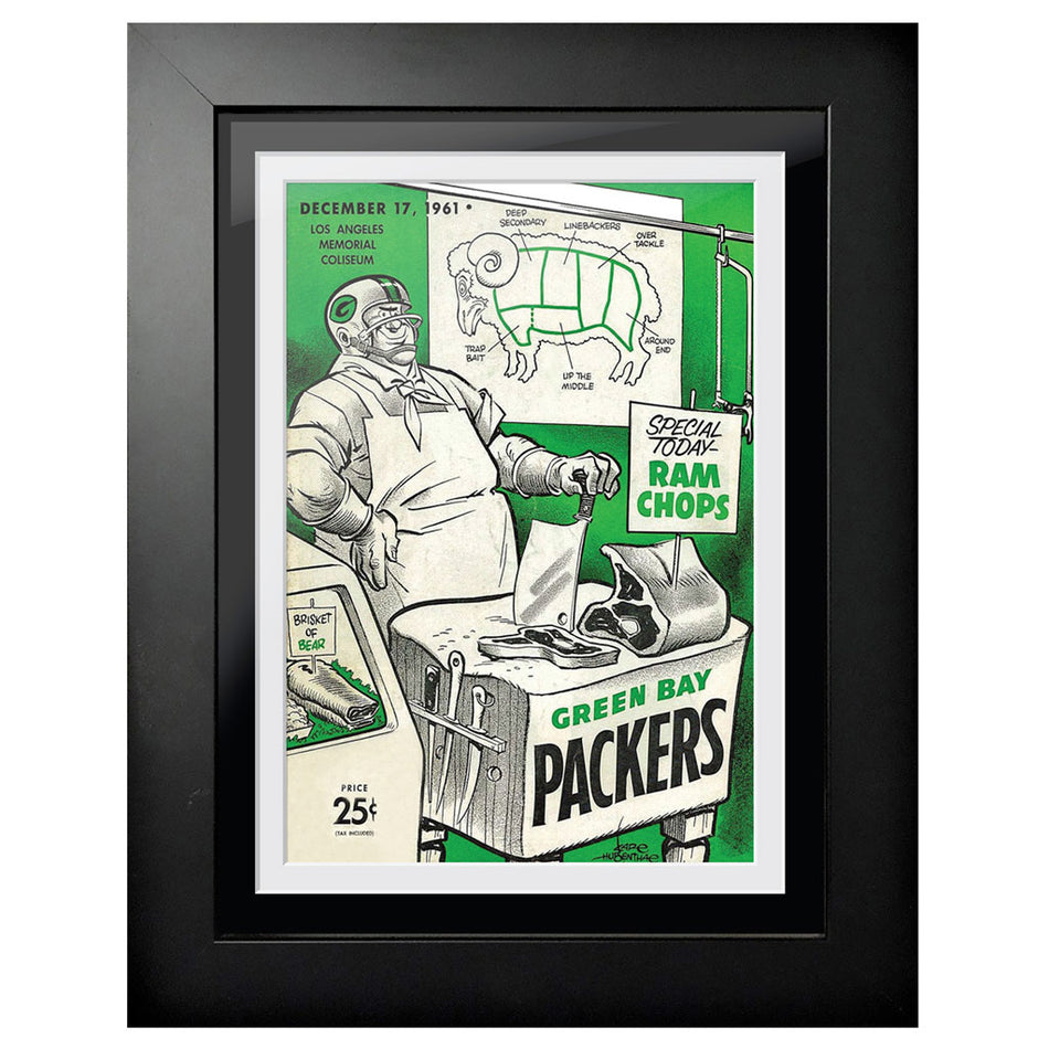 Green Bay Packers Program Cover 1961 vs. LA Rams