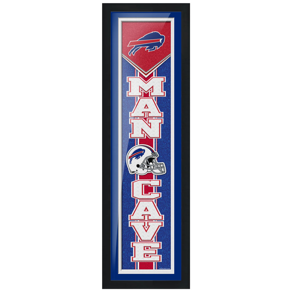 Buffalo Bills Art - 6" x 22" Man Cave Frame