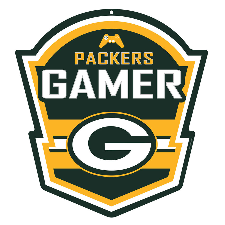 Green Bay Packers 22" Gaming Sign - PVC
