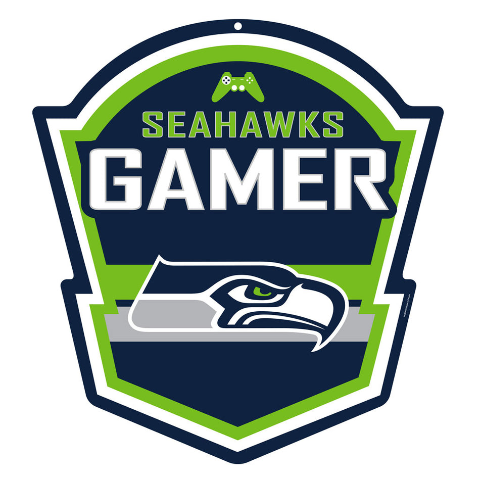Seattle Seahawks 22" Gaming Sign - PVC