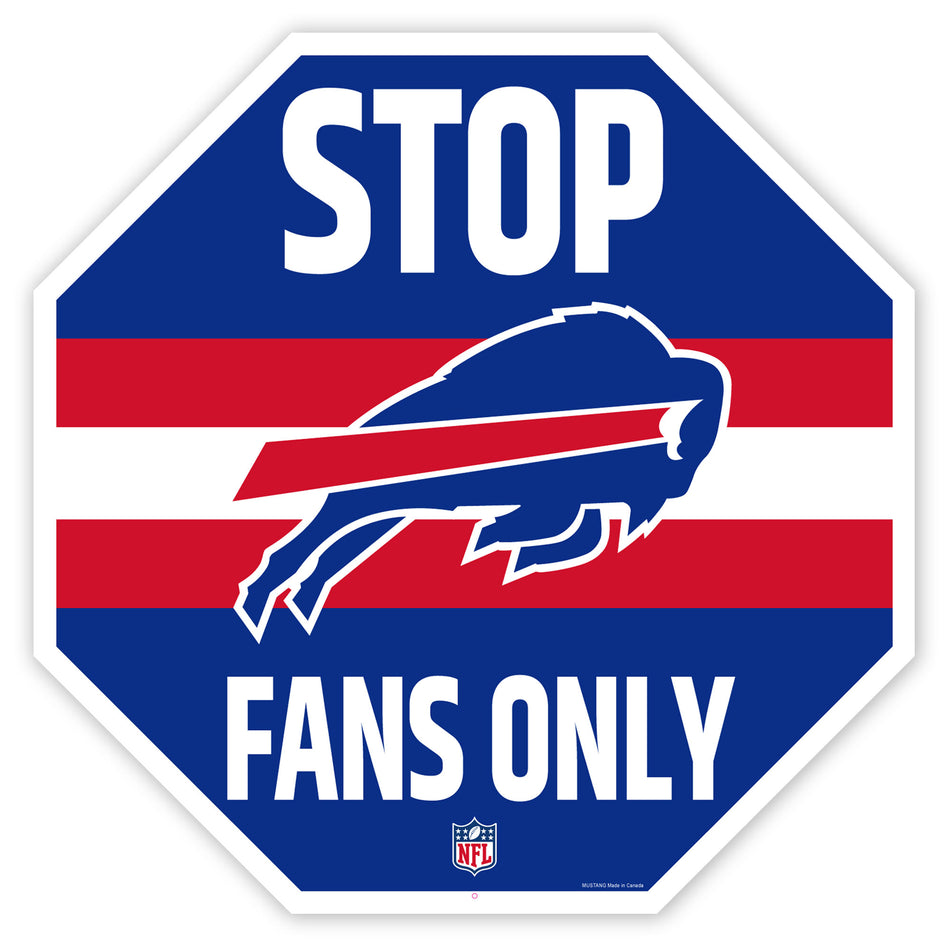 Buffalo Bills Sign - 23" Stop Fans Only