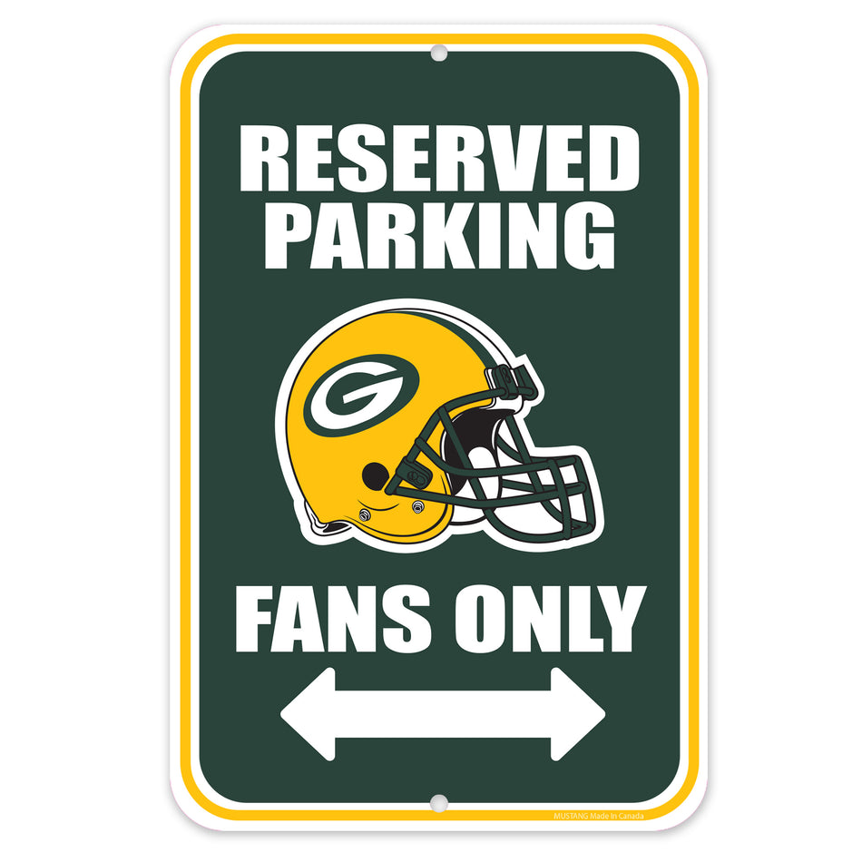 Green Bay Packers 10x15 Parking Sign