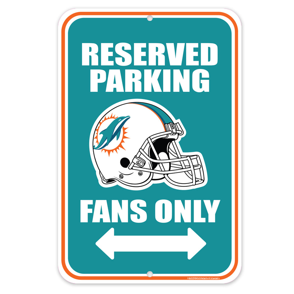 Miami Dolphins Parking Sign