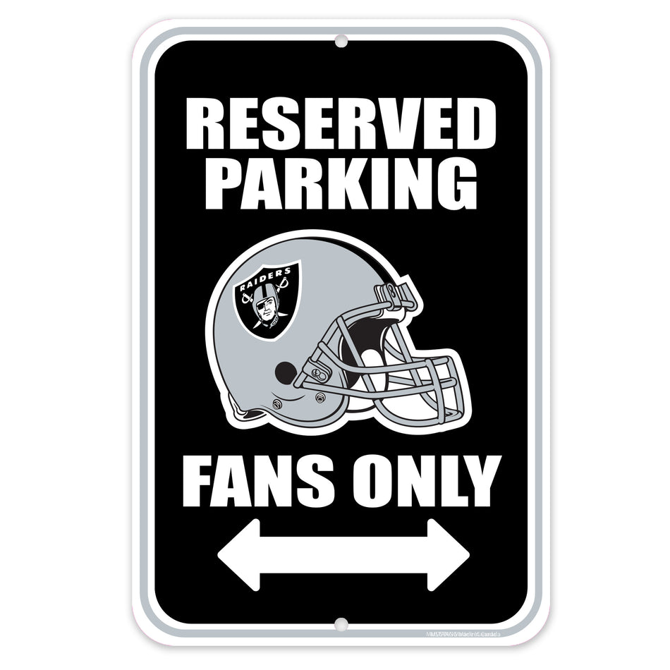 Las Vegas Raiders 10x15 Parking Sign