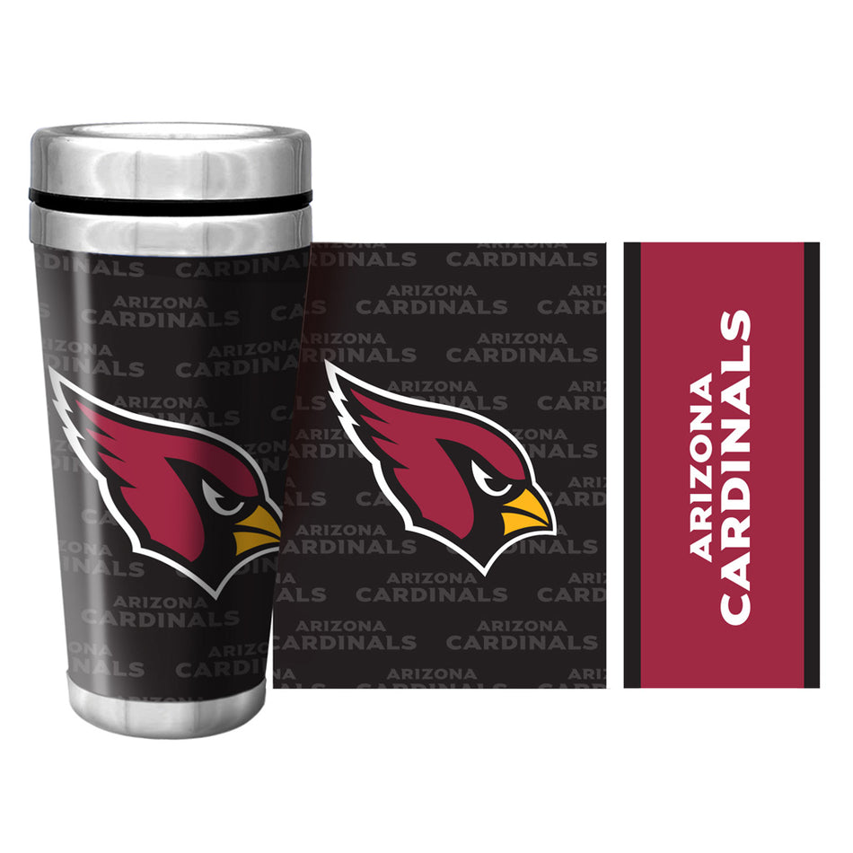 Arizona Cardinals Full Wrap Travel Mug