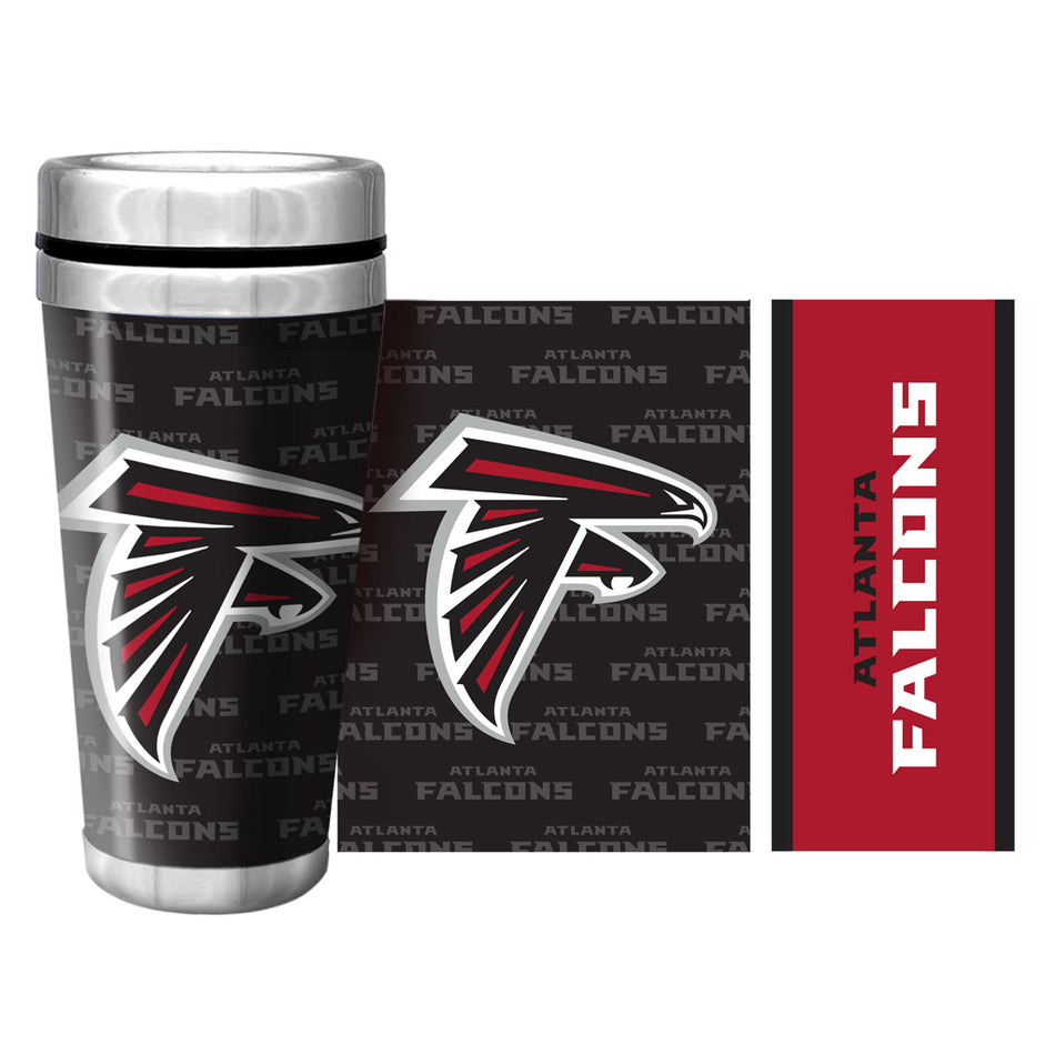 Atlanta Falcons Full Wrap Travel Mug