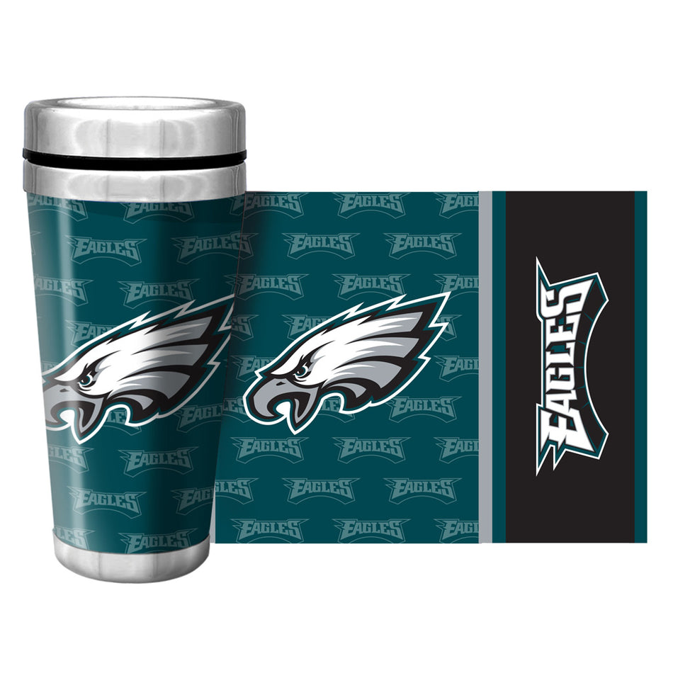 Philadelphia Eagles Travel Mug - Full Wrap