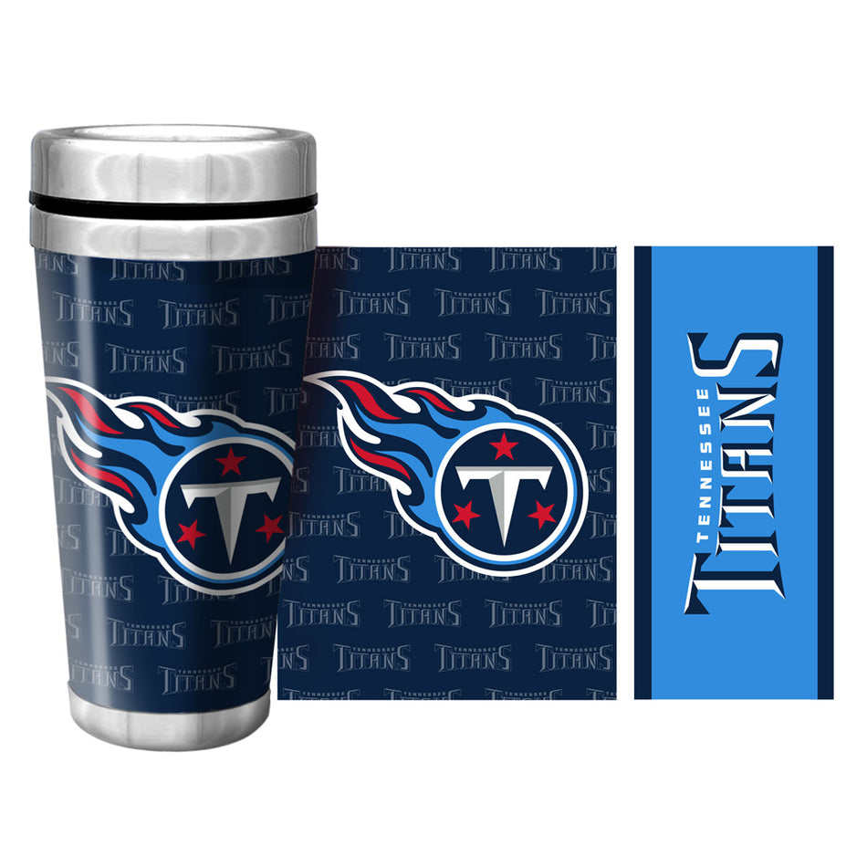 Tennessee Titans Full Wrap Travel Mug