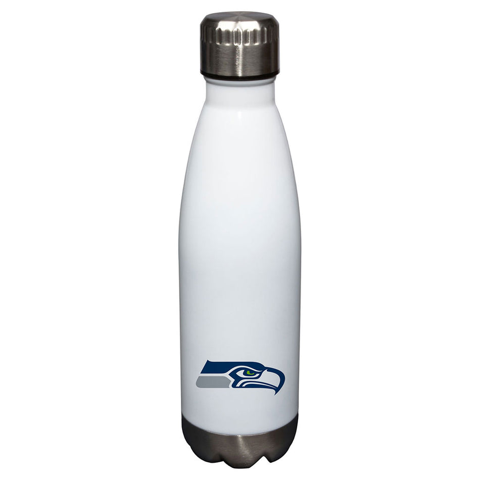 Seattle Seahawks Glacier Water Bottle 17oz White