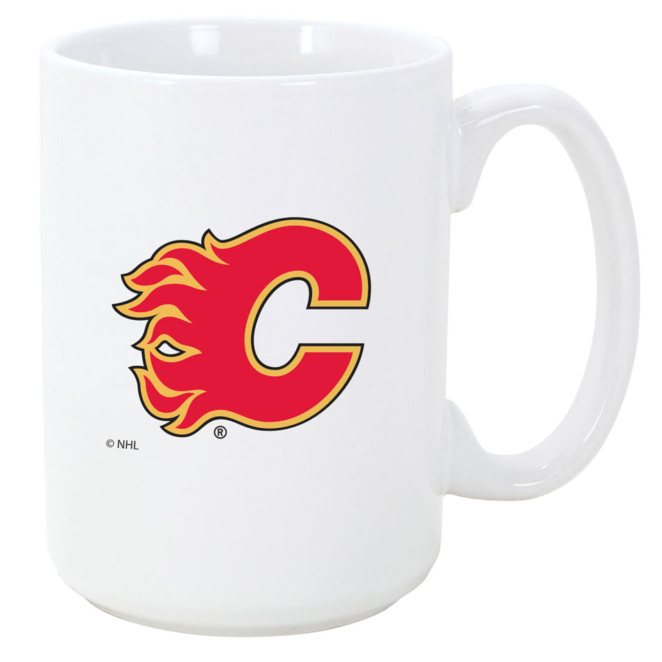 Calgary Flames White El Grande Mug