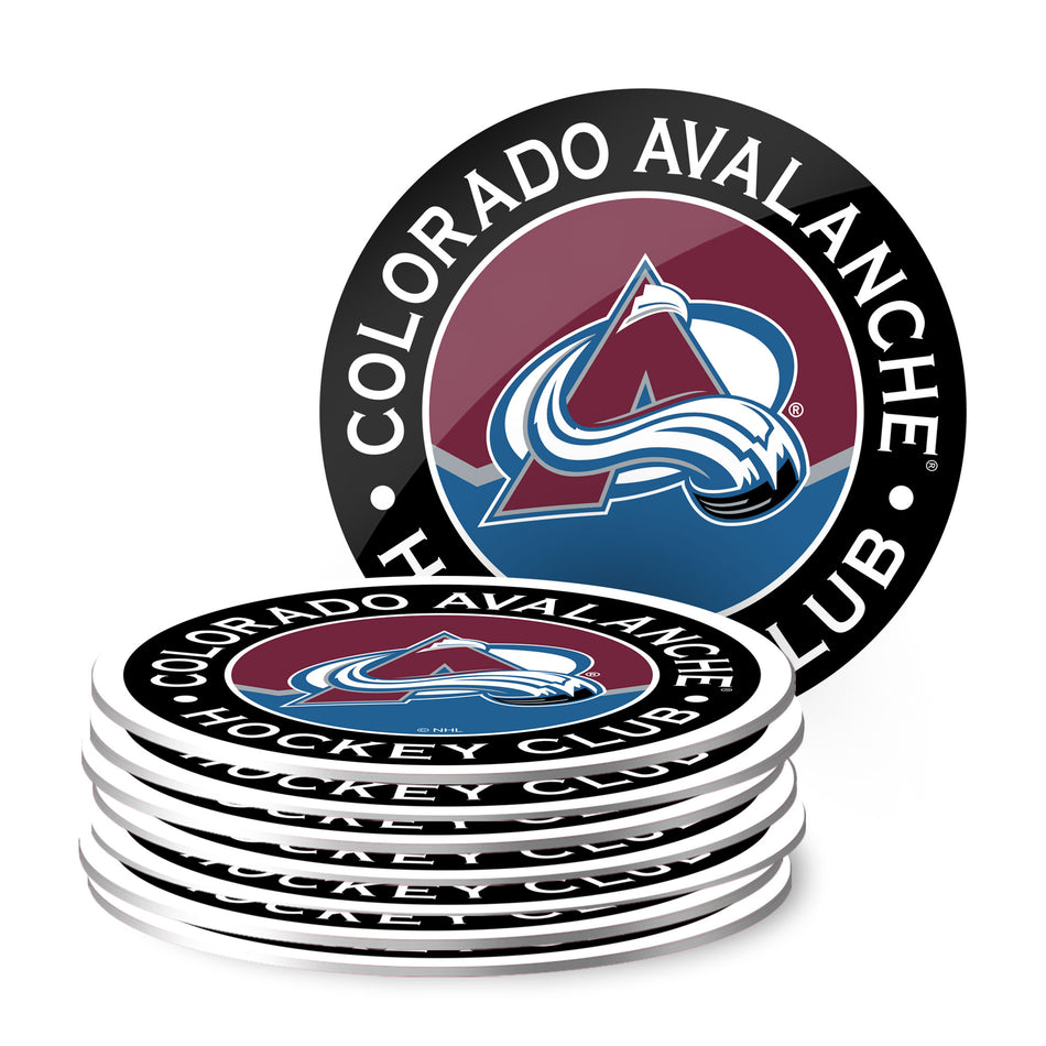 Colorado Avalanche Coasters - Eight Pack Set