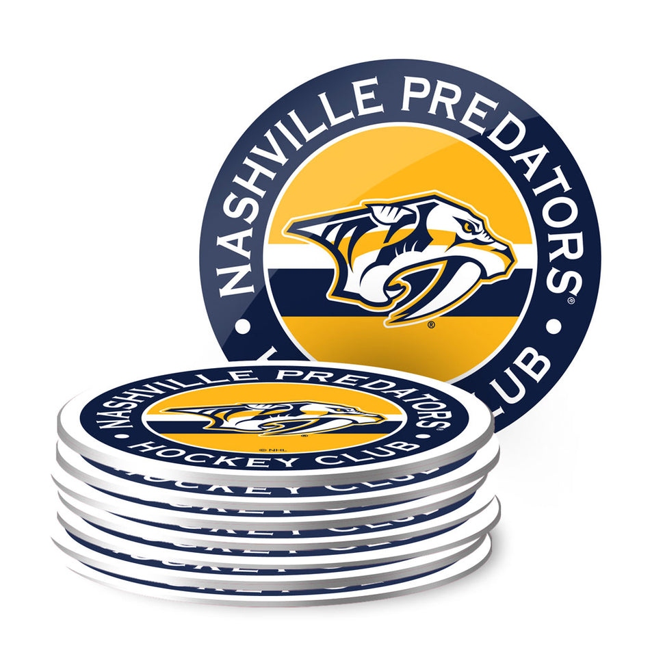 Nashville Predators Coasters - Eight Pack Set